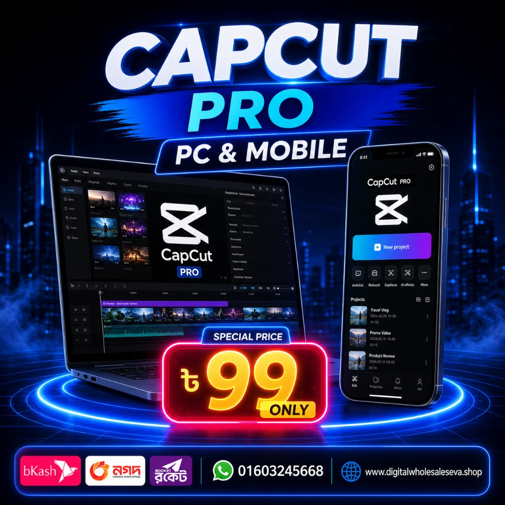 CapCut Pro for PC & Mobile